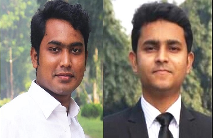 ছবি: সভাপতি  হুমায়ুন কবির ও সাধারণ সম্পাদক ইরফান মাহমুদ
