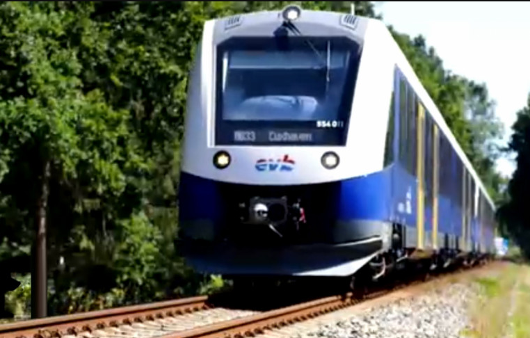 হাইড্রোজেনচালিত ট্রেন। ছবি: ডয়চে ভেলে