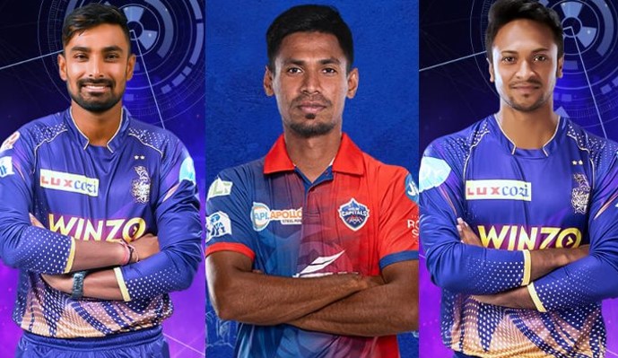  লিটন, মোস্তাফিজ ও সাকিব। ছবি: সংগৃহীত