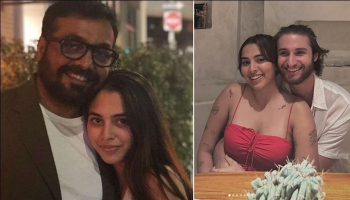 বাবা ও হবু বরের সঙ্গে আলিয়া কাশ্যপ (বাঁ থেকে)