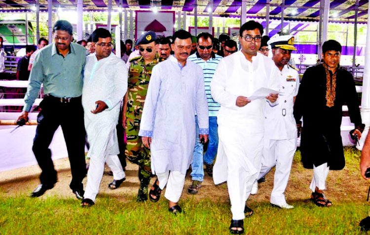 ইদ্গাহ পরিদর্শনে মেয়র সাইদ খোকন(ছবিঃ সংগৃহিত)